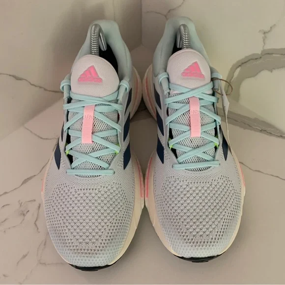 Adidas NWT Solar Glide 5 Womens Size 8.5 White Walking Training GX6719 Shoes - Picture 3 of 10